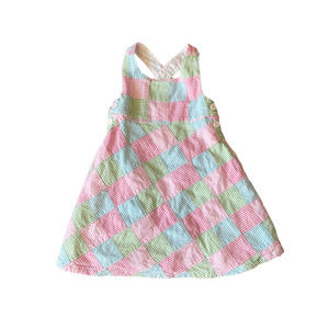 2T Gymboree Dress with Side Buttons and Criss Cross Straps VGUC
